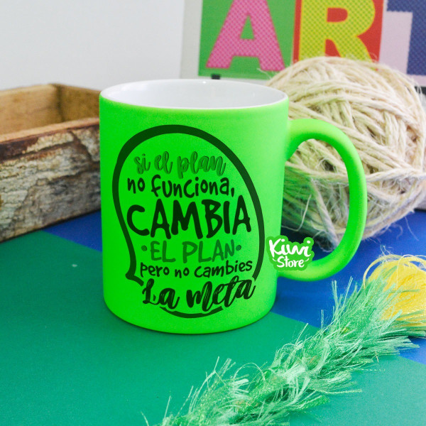 Mug - Cambia el plan, pero no cambies la meta!