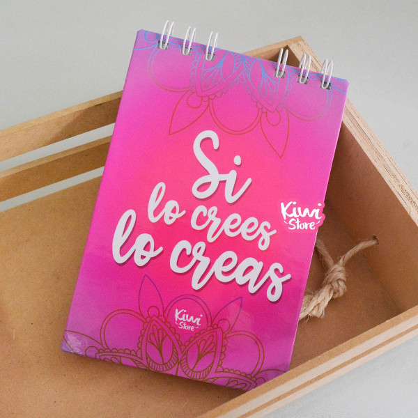 Libreta - Si lo crees, lo creas
