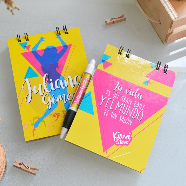 Libreta - La vida es un gran baile y el mundo es un salón