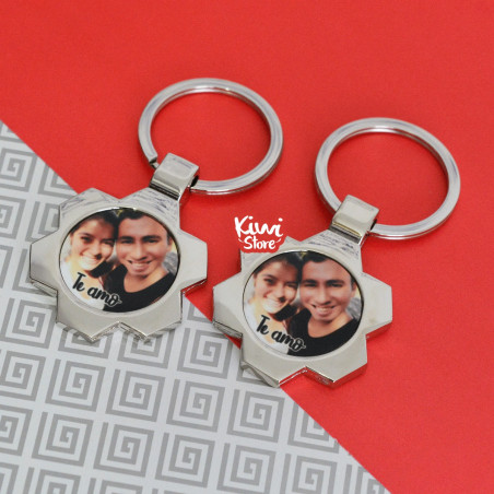 Llaveros - Foto en pareja