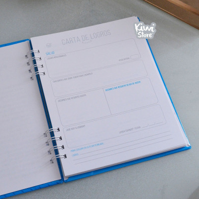Cuaderno para carta de logros - Agenda personalizada carta de logros