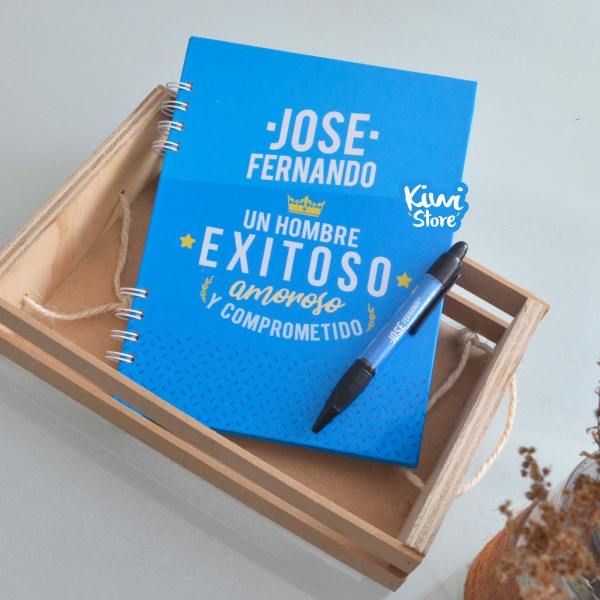 Cuaderno - Carta de logros Azul