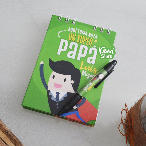 Libreta - Aquí toma nota un super papá