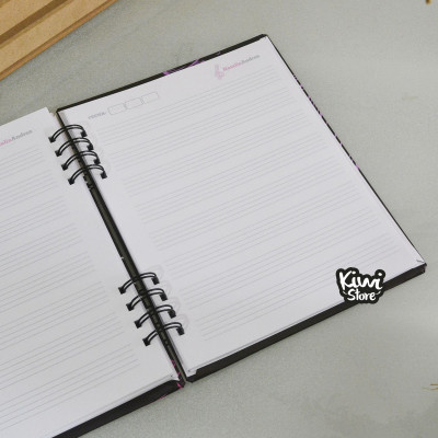 Cuaderno para músicos- agenda personalizada para músicos en bucaramanga - regalo para músicos