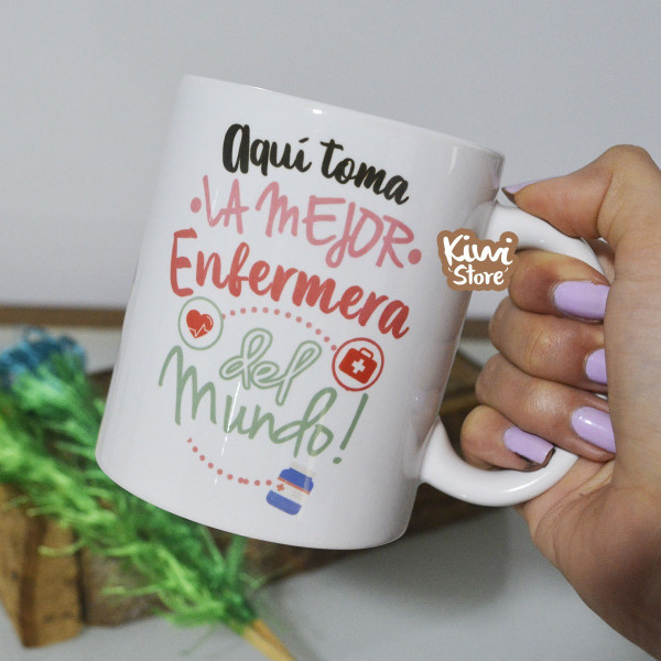 Mug Enfermera - La mejor del mundo