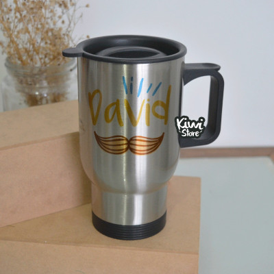 Termo personalizado en bucaramanga diseño acá toma el rey de la casa