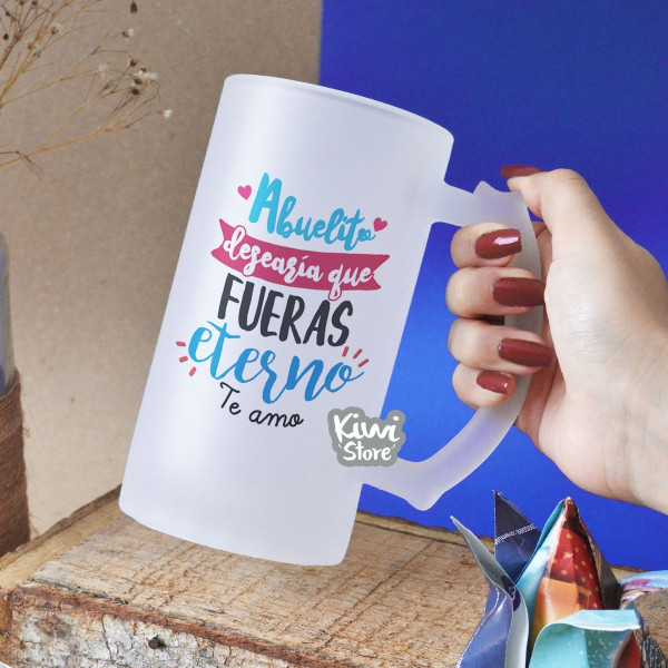 Mug - Abuelito, desearía que fueras eterno!