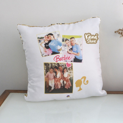 Cojín lentejuelas unicornio - Cojín mágico con lentejuelas