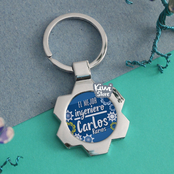 Llavero - El Mejor Ingeniero Azul