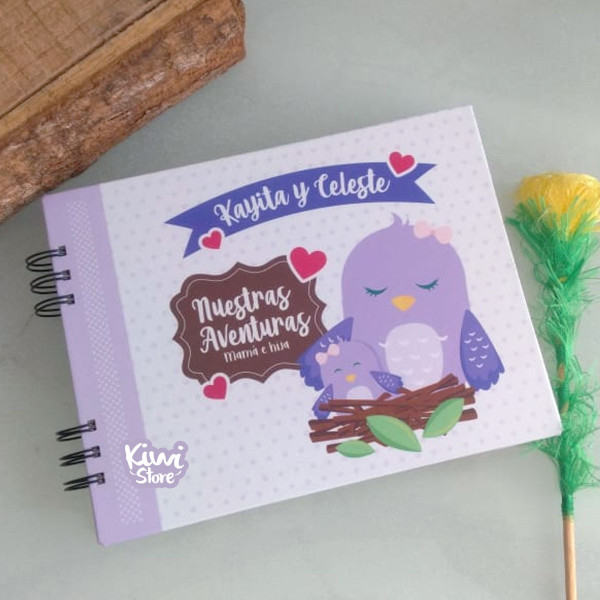 Libro de Aventuras mamá e hija - Pajaritos