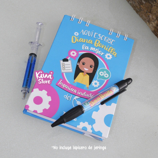 Libreta - Aquí escribe la mejor ingeniera industrial