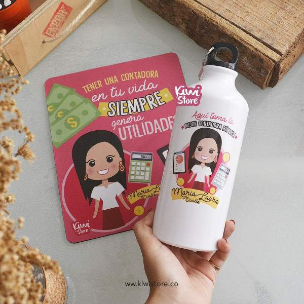 Combo para Contadora - Siempre deja utilidades Rojo