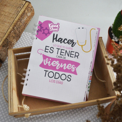 Cuaderno para enfermera- agenda personalizada para enfermera en bucaramanga - regalo para enfermera