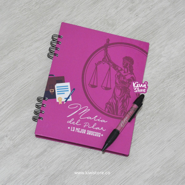 Cuaderno - Abogada Fucsia
