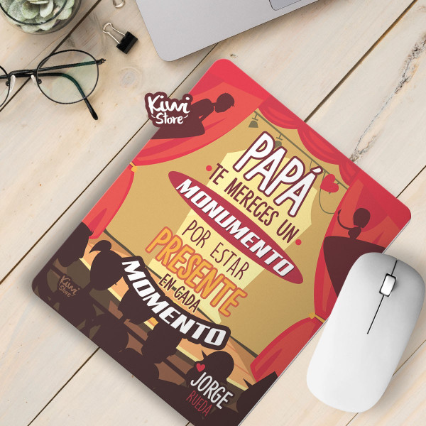 Mouse Pad - Papá te mereces un monumento