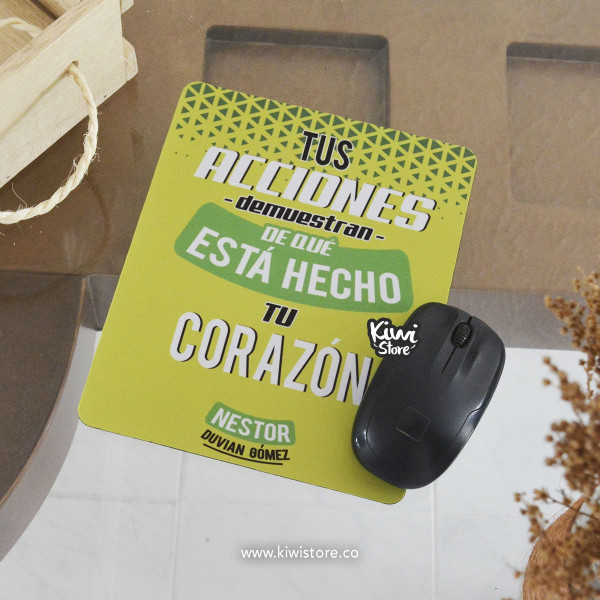 Mouse Pad - De que está hecho tu corazón