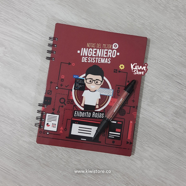 Cuaderno - Ingeniero de Sistemas Rojo