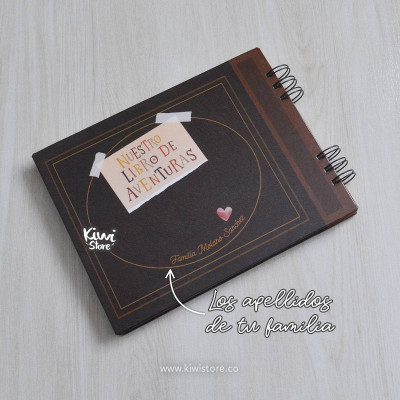 Libro para familia - Álbum de recuerdos familia- Álbum tipo libro personalizado para familia