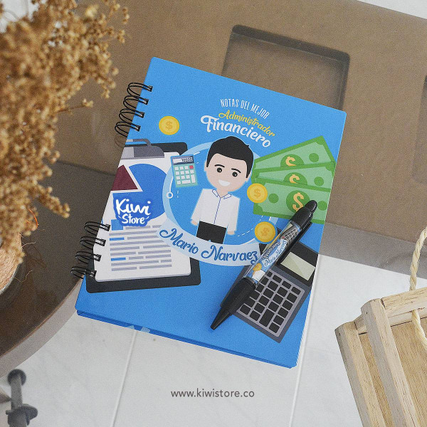 Cuaderno - El mejor Administrador Financiero Azul