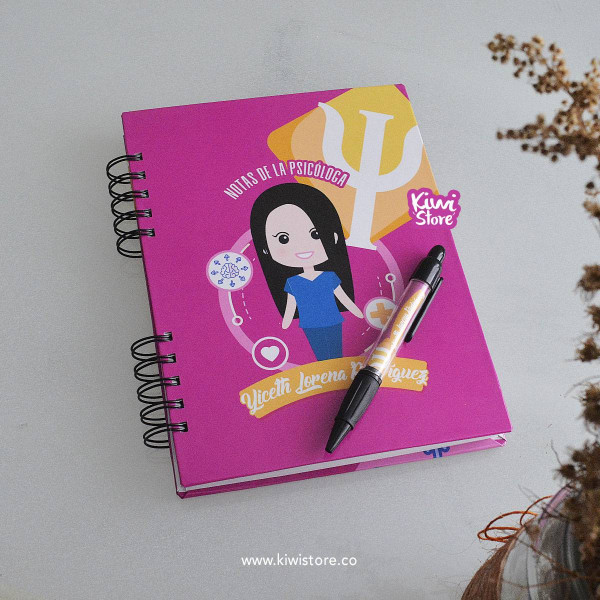 Cuaderno - Psicóloga Fuscia