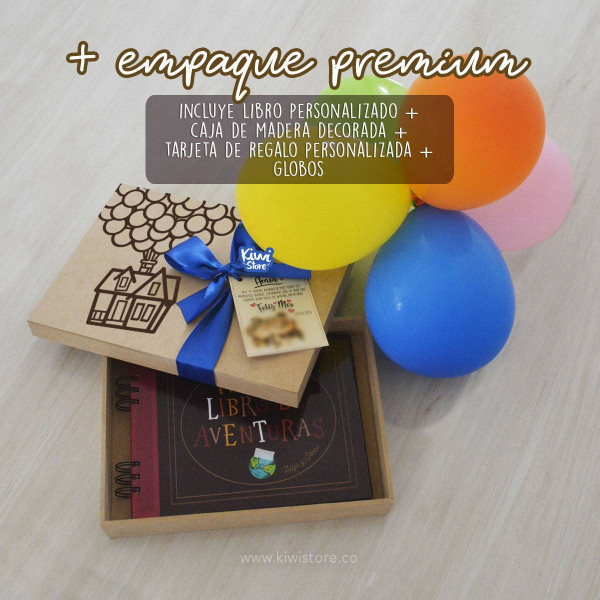 Nuestro libro de aventuras + empaque premium