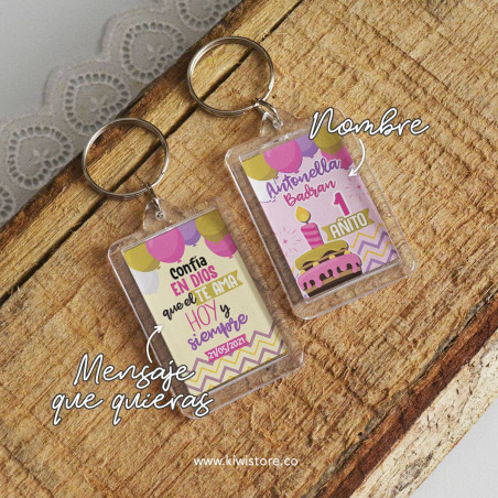 Paquete x10 llaveros - Mi primer añito