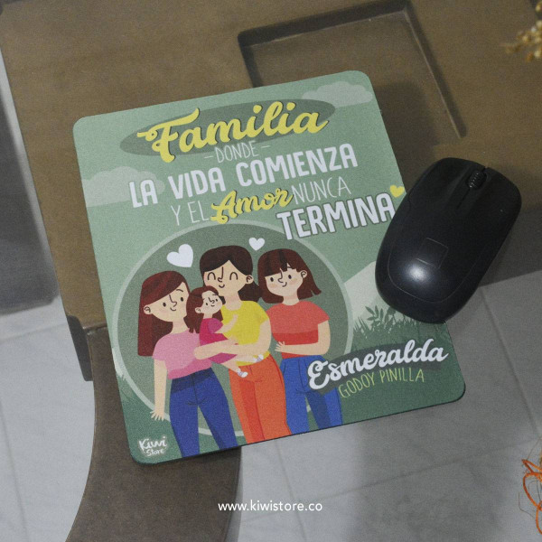 Mouse Pad - Familia, donde la vida comienza