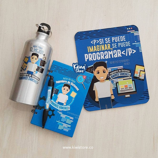 Combo para Ingeniero de Sistemas - Azul