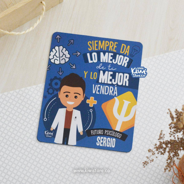 Mouse Pad - Futuro Psicólogo Azul