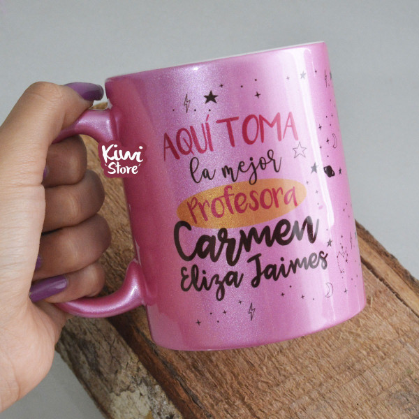 Mug - Aquí toma la mejor profesora