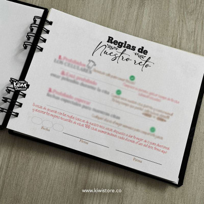 Libro de las 100 citas en pareja - Libro personalizado 100 citas en Bucaramanga