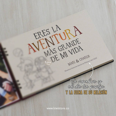 Libro de aventuras Our Adventure book tamaño grande PERSONALIZADO