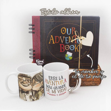 COMBO libro en Envoltura + Par de mugs