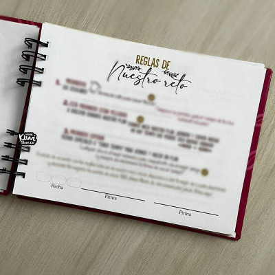 Libro de 100 planes para amigas personalizado - Libro de 100 planes con mi amiga