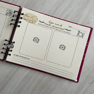 Libro de 100 planes para amigas personalizado - Libro de 100 planes con mi amiga