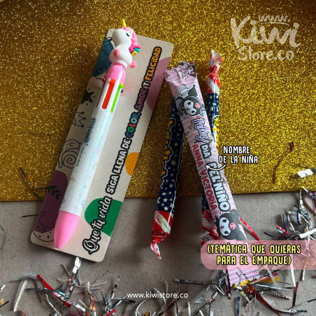 Lapicero Unicornio + Barriletes