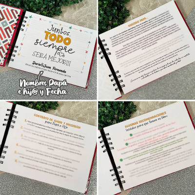 Libro de 100 planes papa e hijo - libro para el día del padre - planes papá e hijo