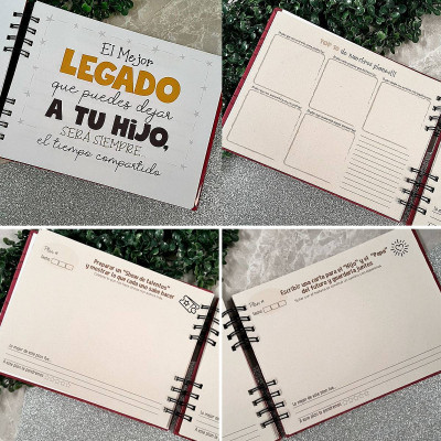 Libro de 100 planes papa e hijo - libro para el día del padre - planes papá e hijo