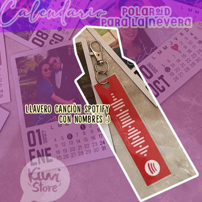 Calendario polaroid inmantado personalizado - COMPLETAMENTE VIGENTE