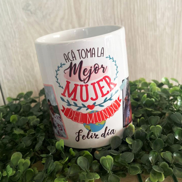 Mug - La Mejor Mujer del mundo con fotos