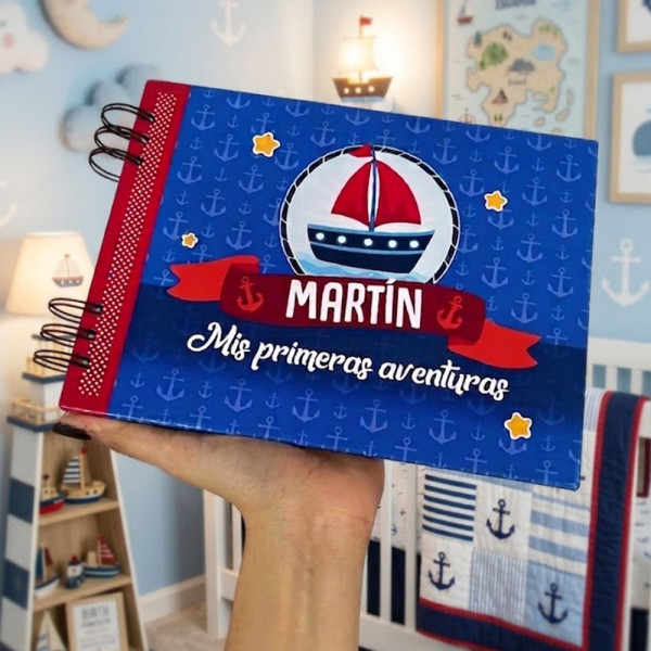 Libro de bebé Mis primeras aventuras Marinero